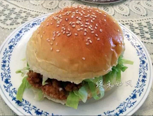 鸡肉汉堡包的做法