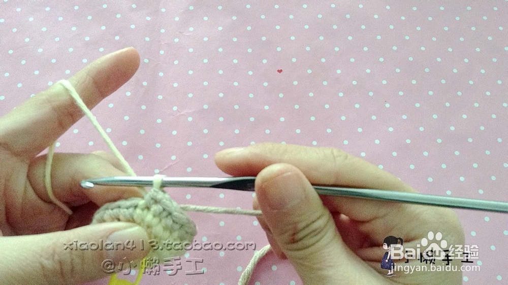 怎样螺旋换色 钩针玩偶技巧图文讲解--小懒编辑