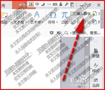 WPS数字如何自定义格式插入文档中