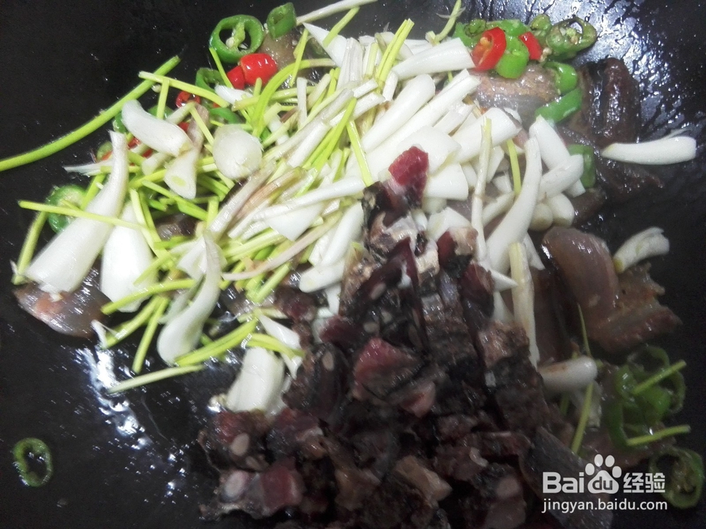 家常菜&荞头炒腊肉的简单做法