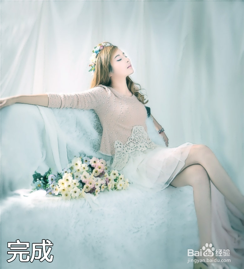 PS调出清新日式冷色调照片