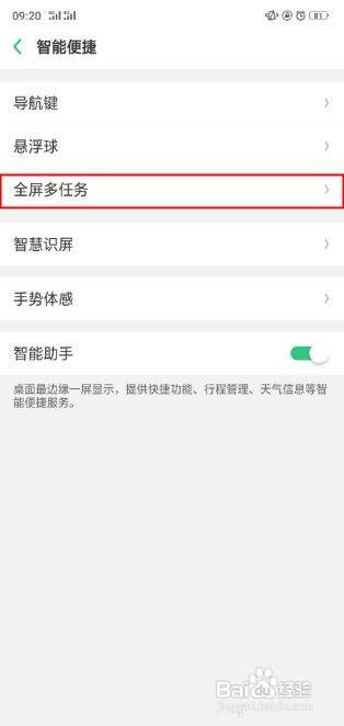 OPPO R15怎么进行全屏多任务设置并使用