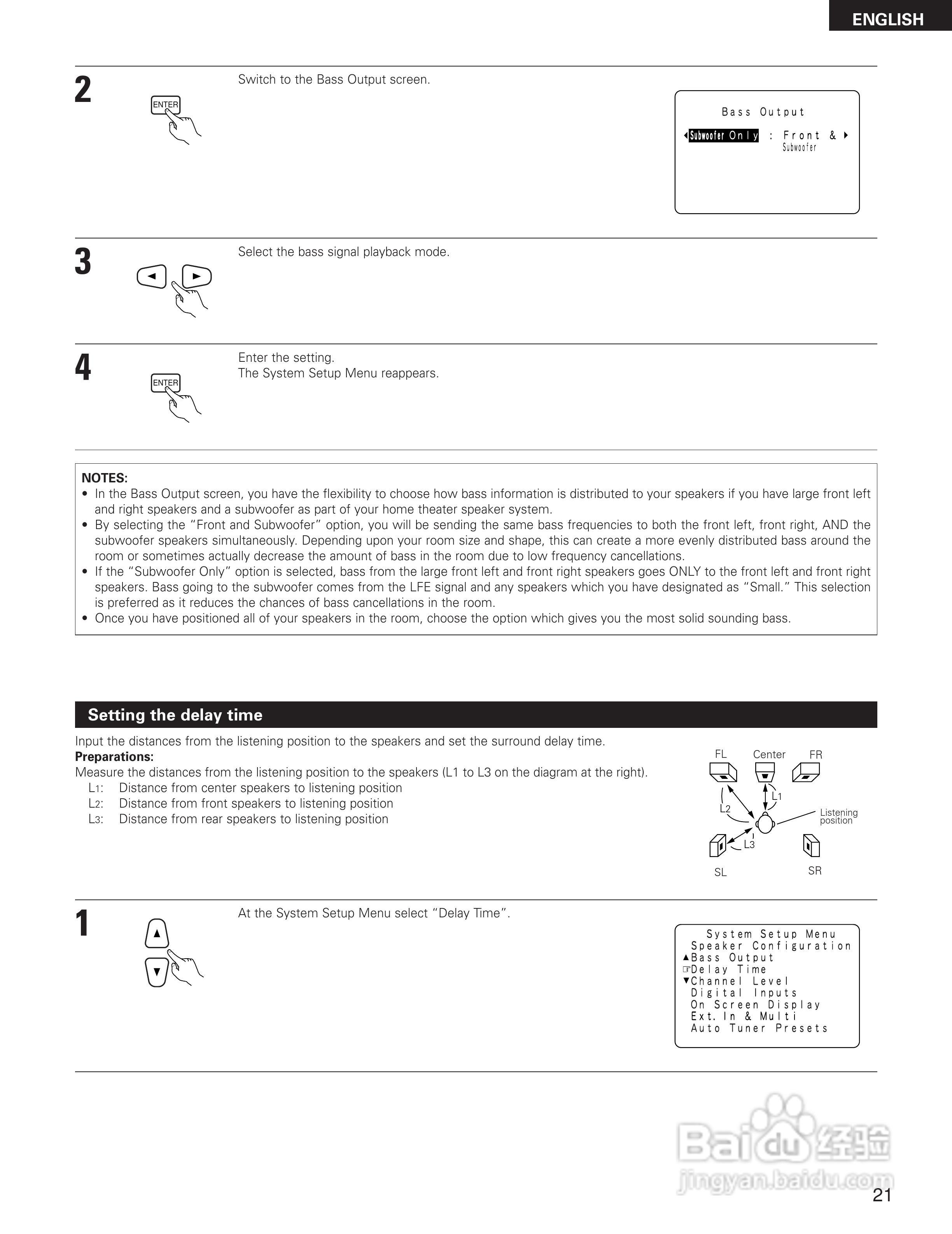 DENON AVR-3300影音回声接收机说明书:[3]