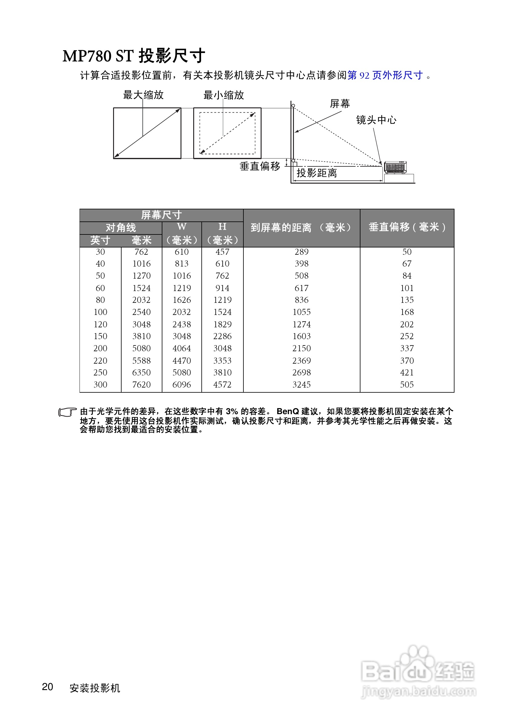 明基MX750投影机使用说明书:[2]