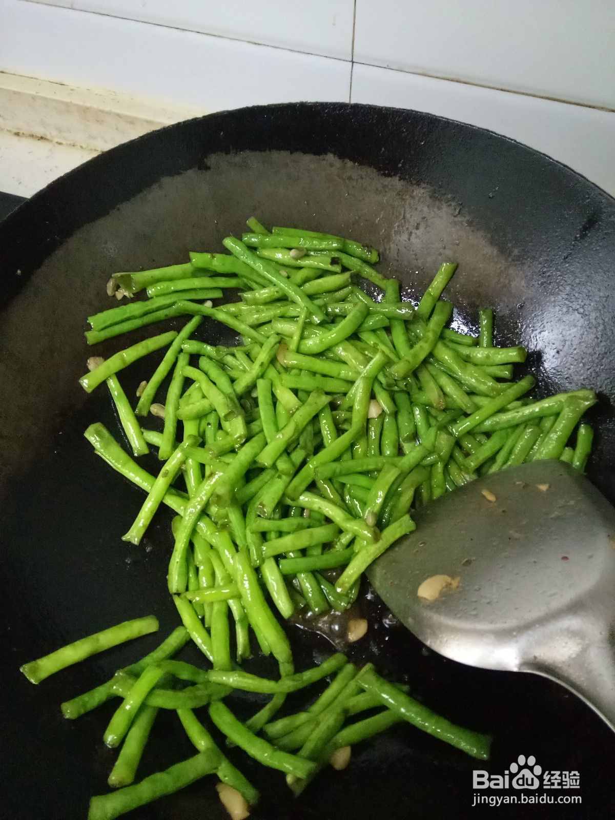 家常韭菜炒豆角