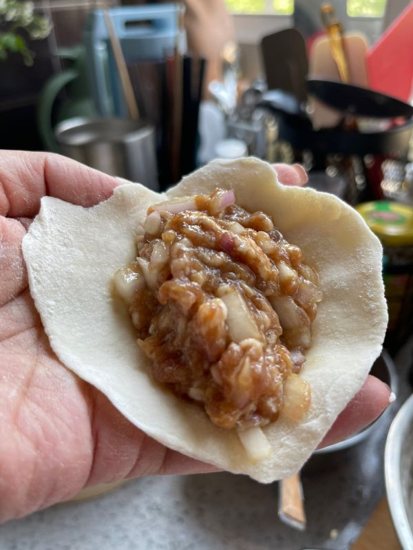 羊肉洋葱烫面蒸饺