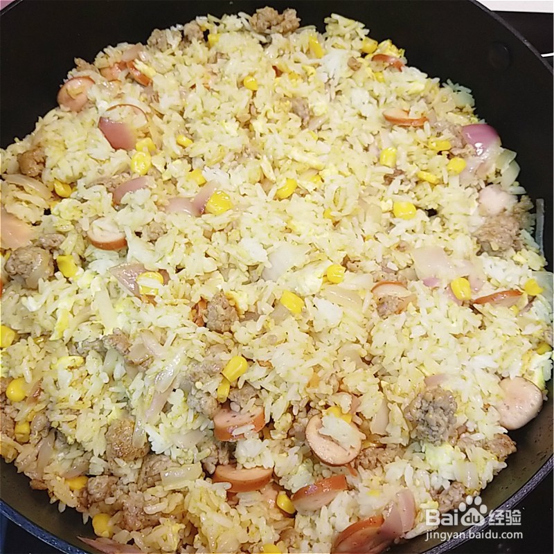 怎样做出家常菜系列之菠萝炒饭
