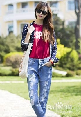 衬衫跟九分小脚裤搭配 五一出街非常舒服