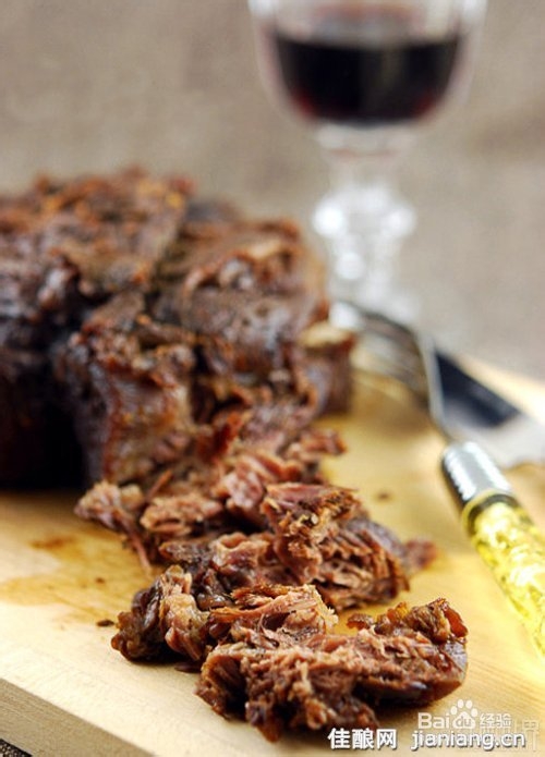 葡萄酒美食——红酒醉牛肉