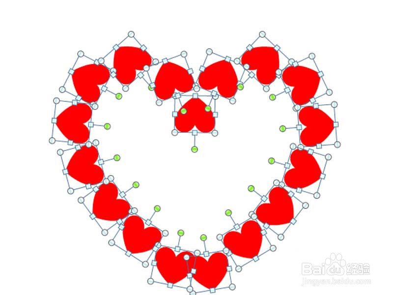 PPT怎么制作一个漂亮的心形飞出动画