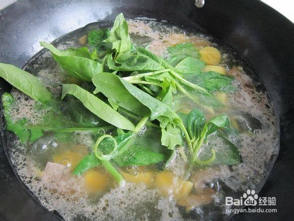 猪肝日本豆腐汤的做法