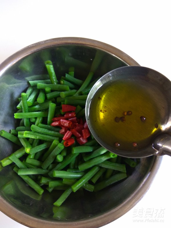 椒油豇豆的做法