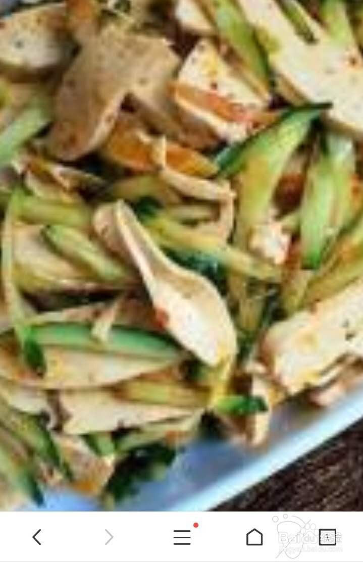 如何做黄瓜豆干拌菜