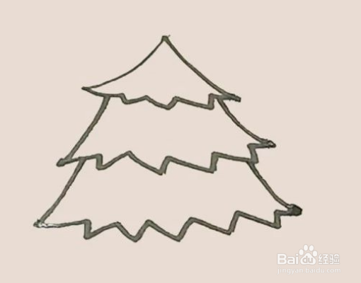 简笔画松树的简单画法