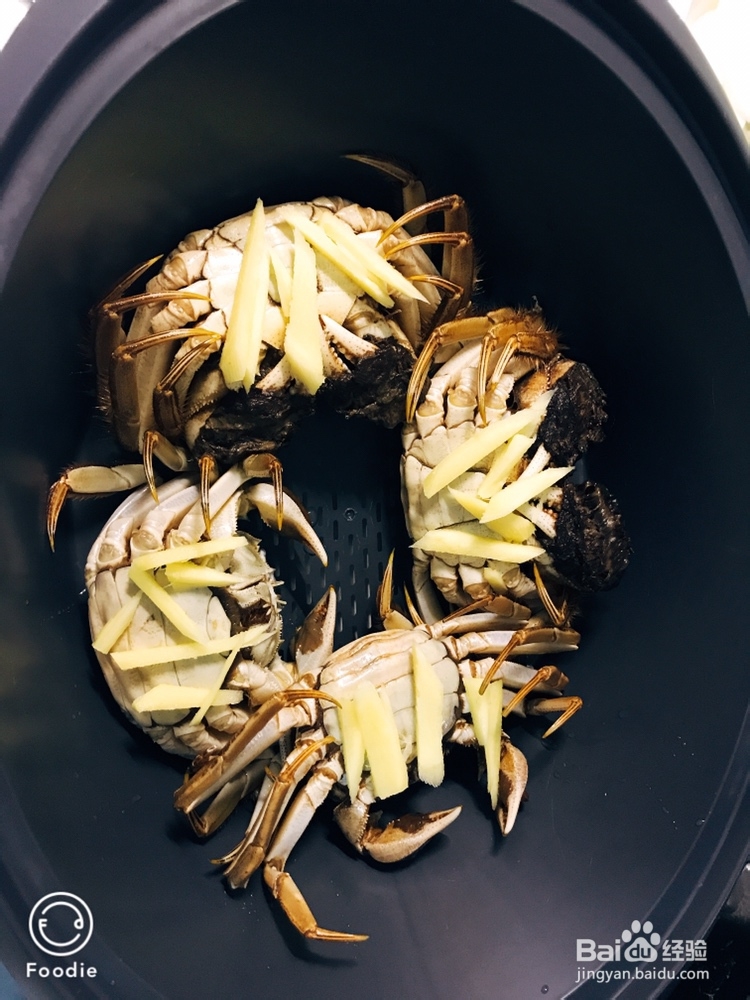 妈妈教你做清蒸大闸蟹