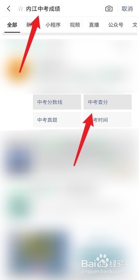 内江中考怎么查分