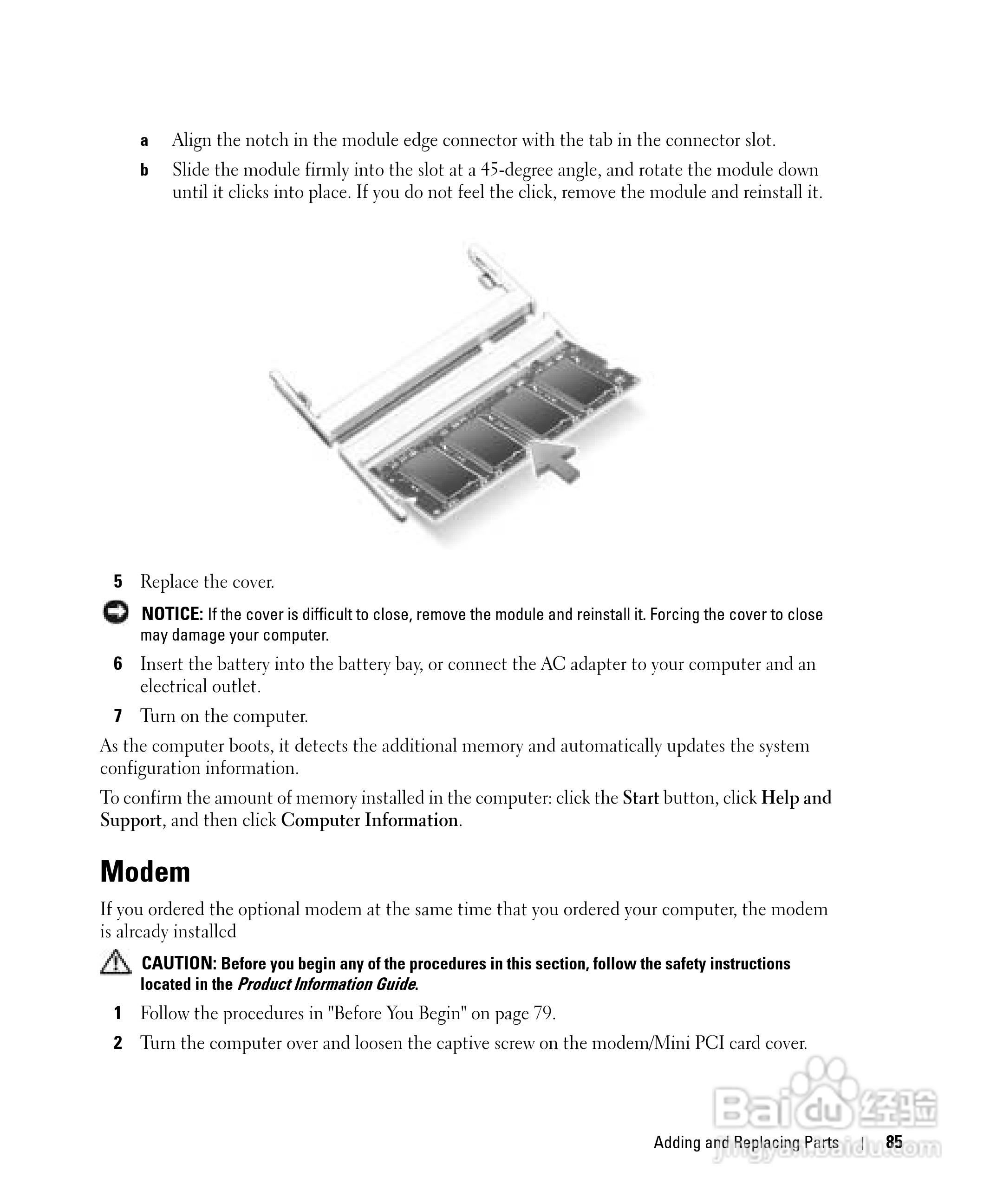 戴尔Inspiron 5160笔记本电脑使用说明书:[9]