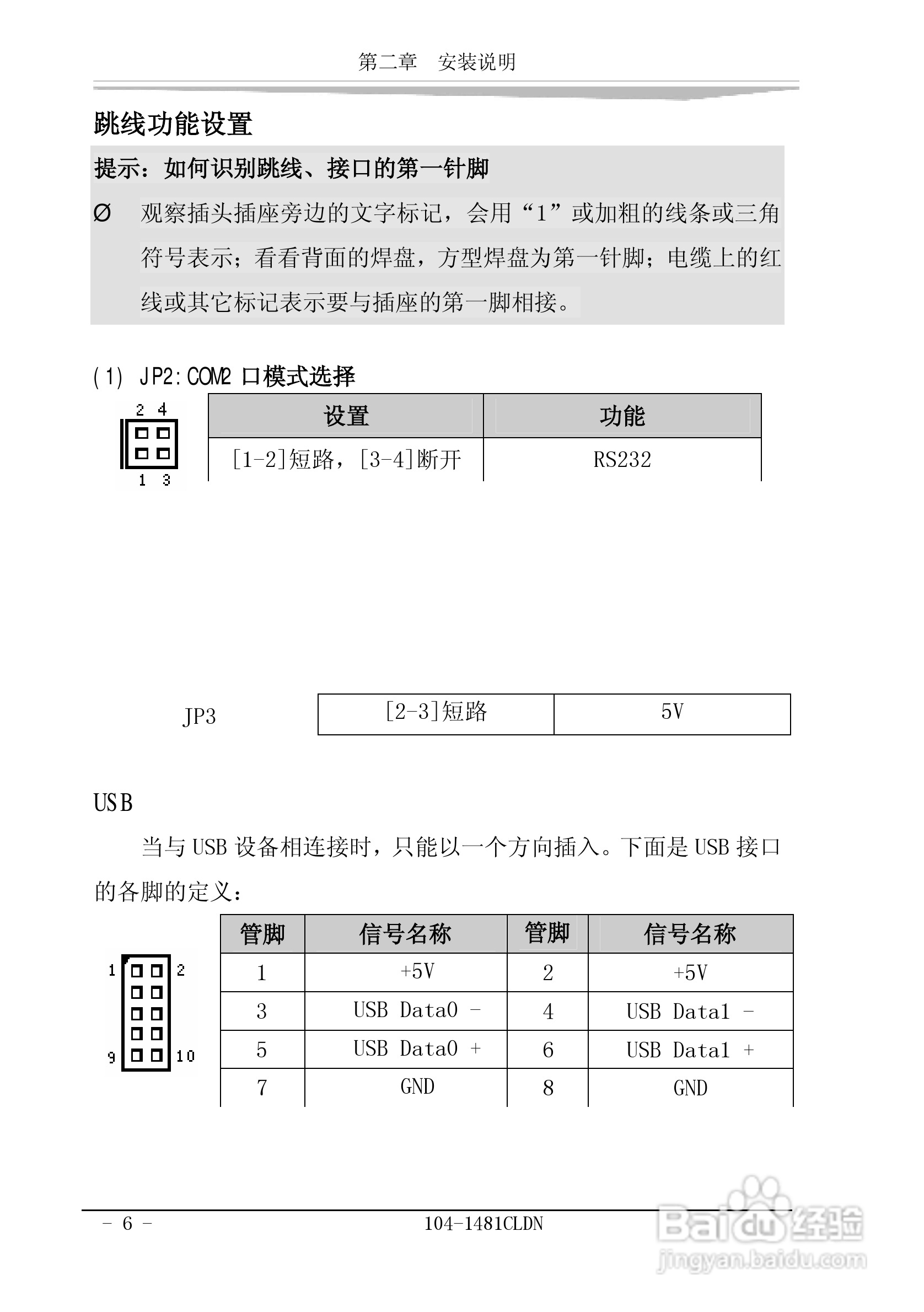 研祥104-1481CLDN工业级CPU板卡说明书:[2]