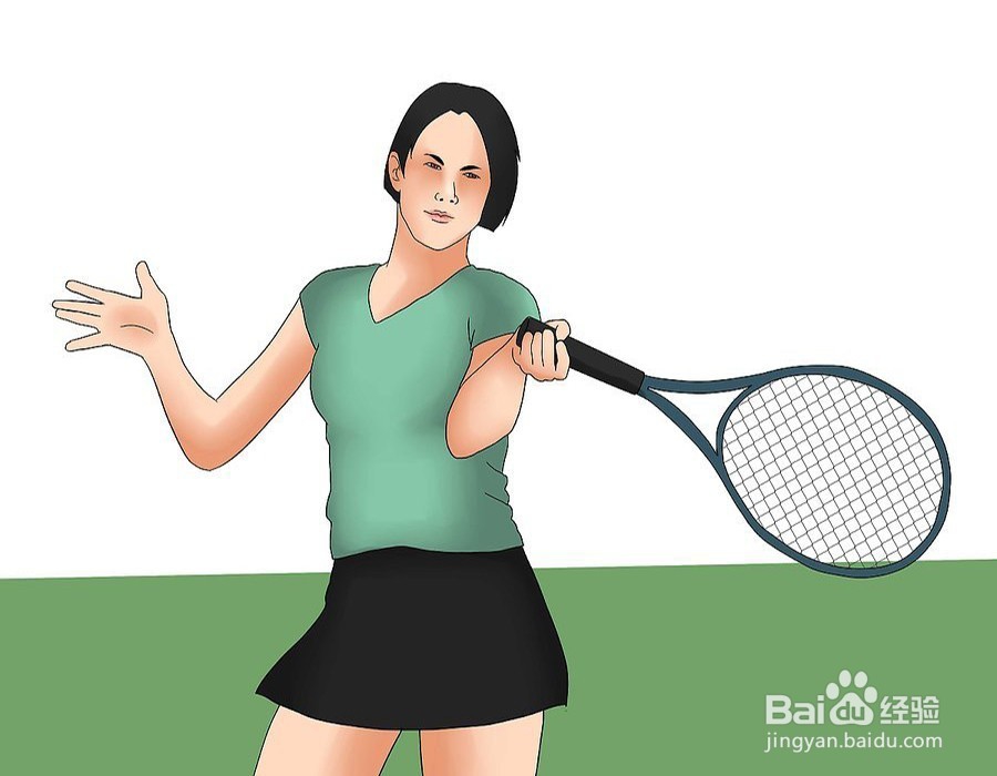 如何学习基本的网球打法
