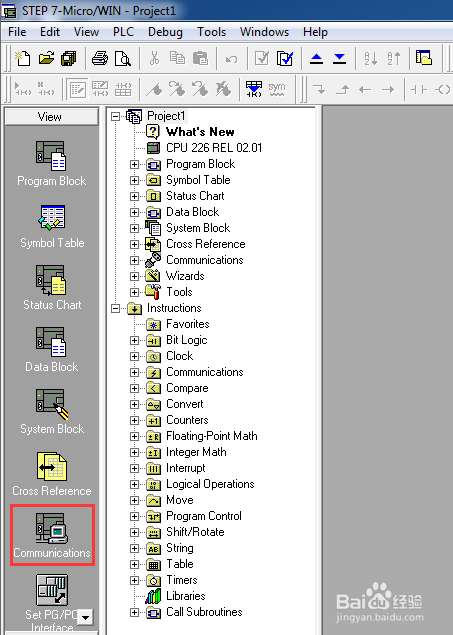 打开西门子STEP7-Micro/WIN通信配置的5种方法