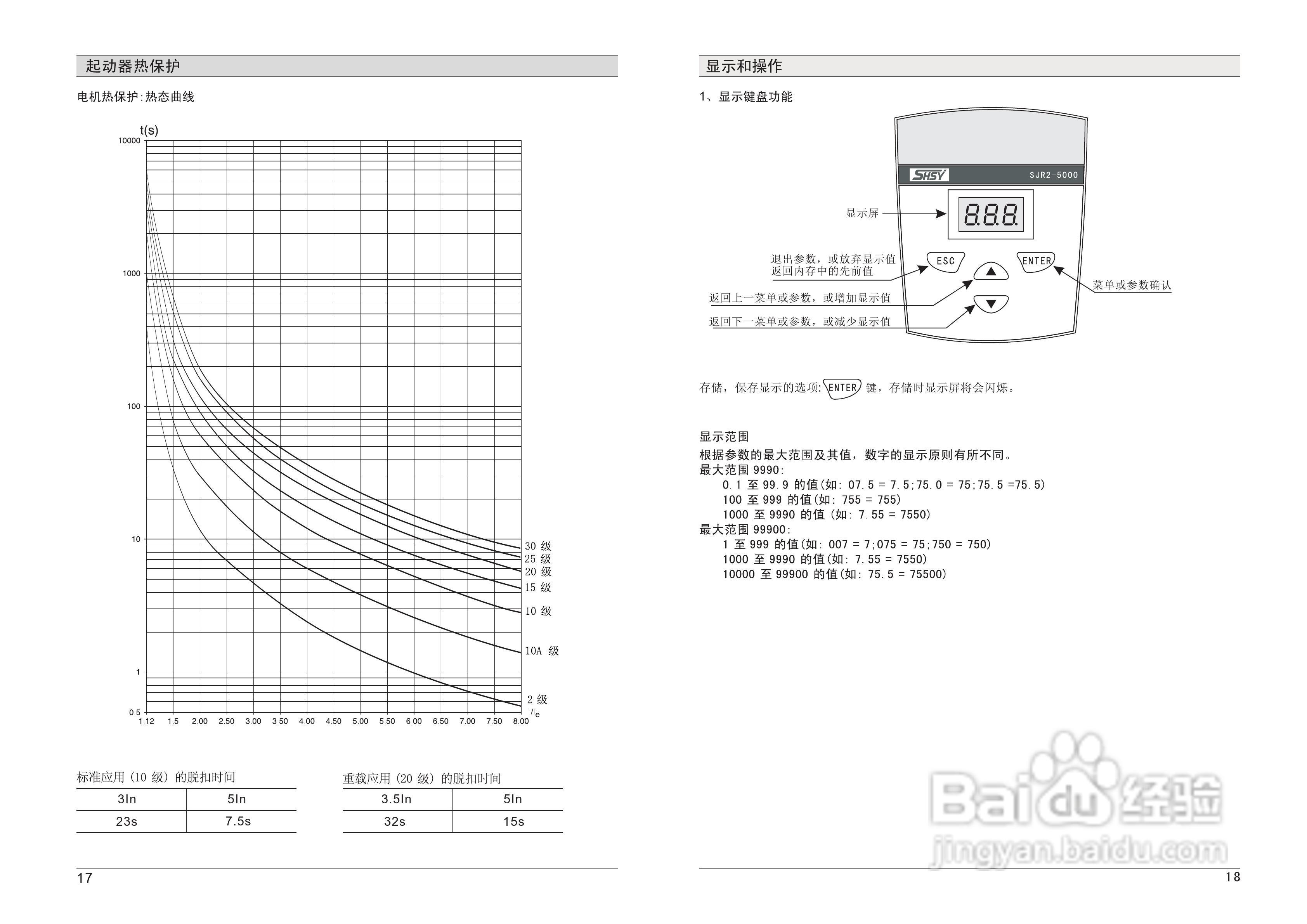 山宇SJR2-5630高转矩全智能电机软起动器使用说明书:[2]