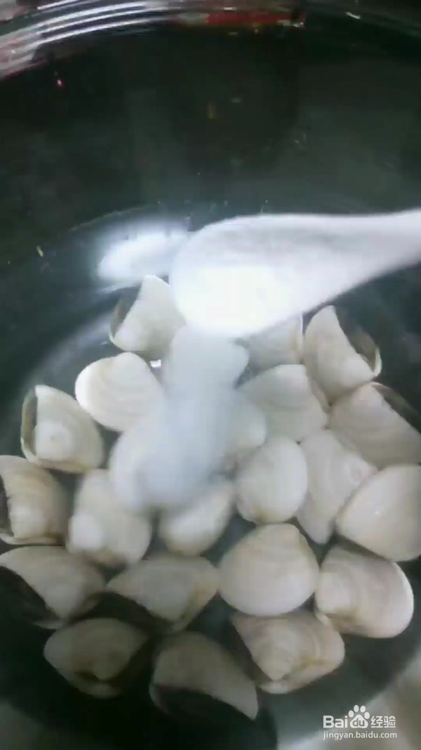 白贝蒸蛋的做法