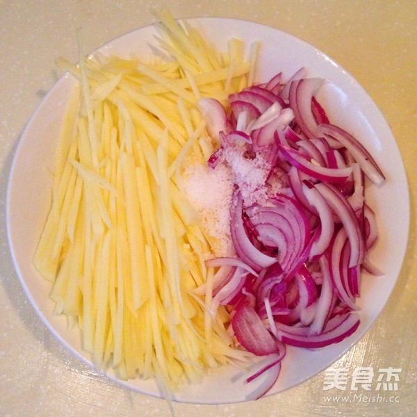 土豆丝煎饼的做法