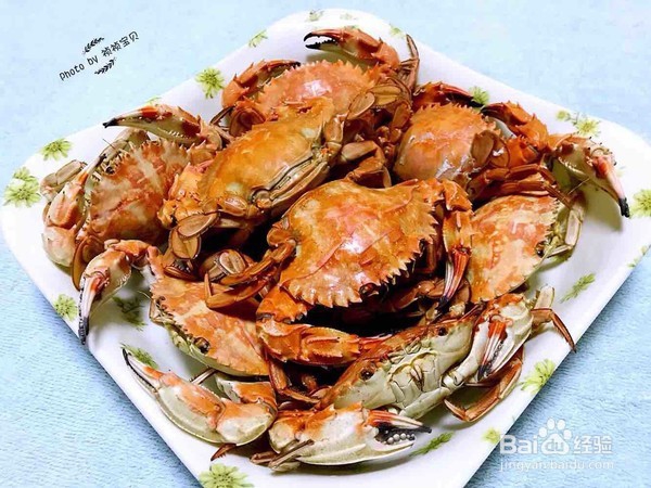 清蒸美味花盖蟹