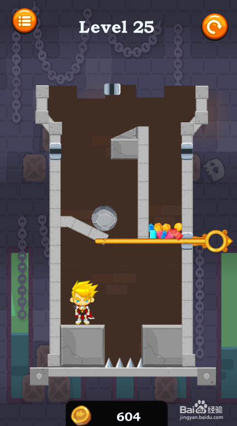 如何通过Caio Hero Rescue的Level 25？