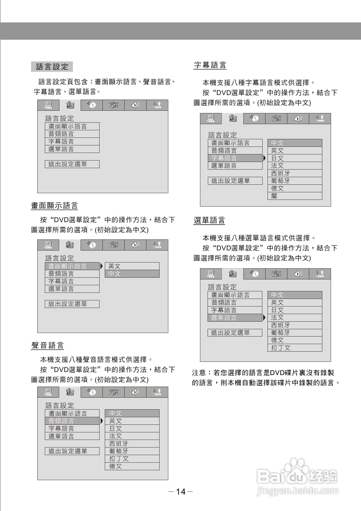 歌林KVD-789PK(s)1型数位影音光碟机说明书:[1]