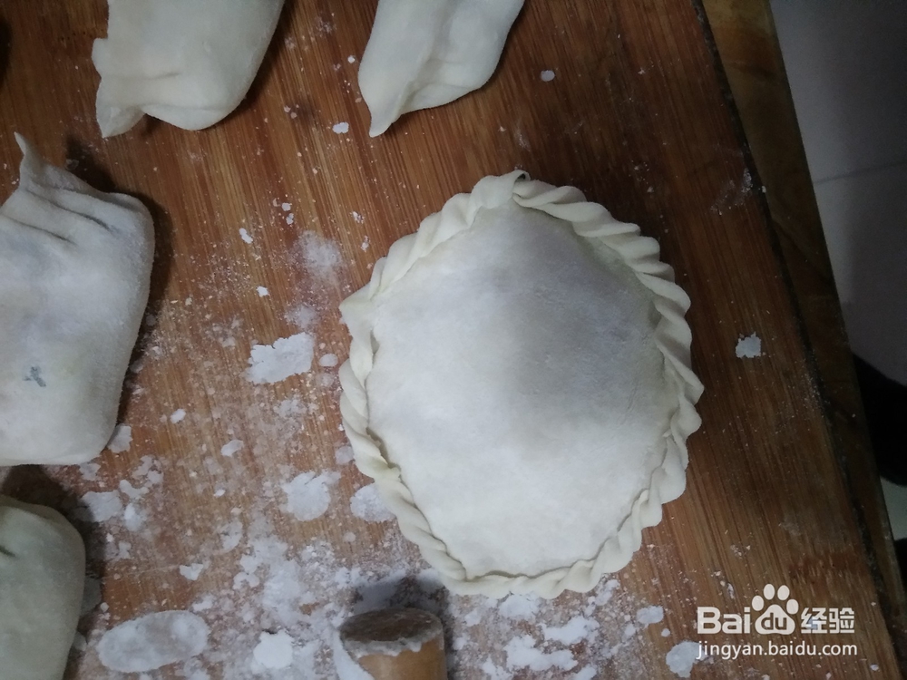 盒子饺子的包法