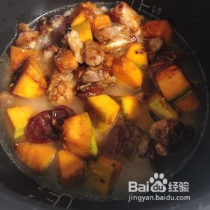 食补佳品懒人排骨南瓜饭的做法