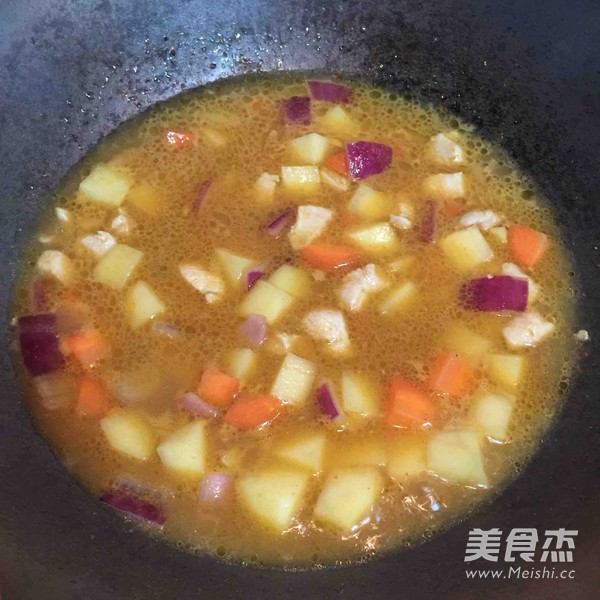 咖喱鸡肉的做法