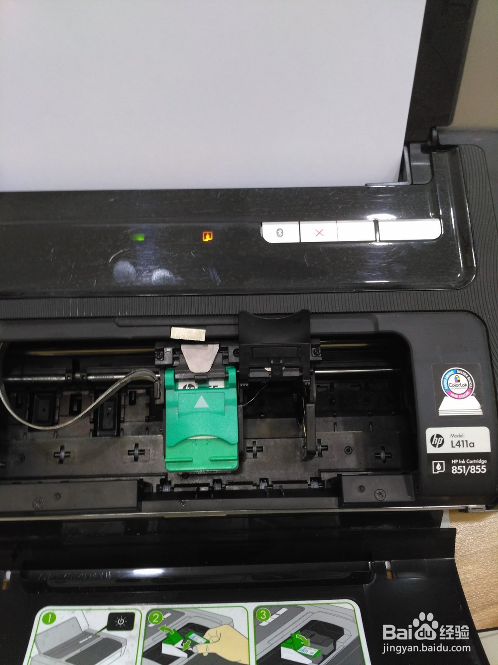 hp officejet100 更换墨盒