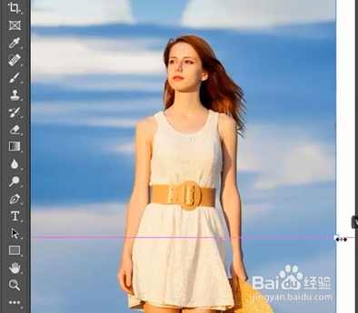 如何使用Ps竖图变横图？