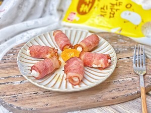 培根卷芝心年糕的做法