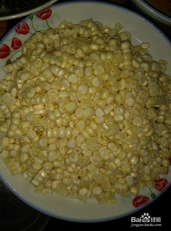 蒜香玉米粒炒肉粒