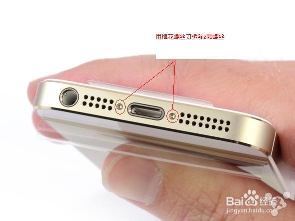 苹果5S换屏 拆机