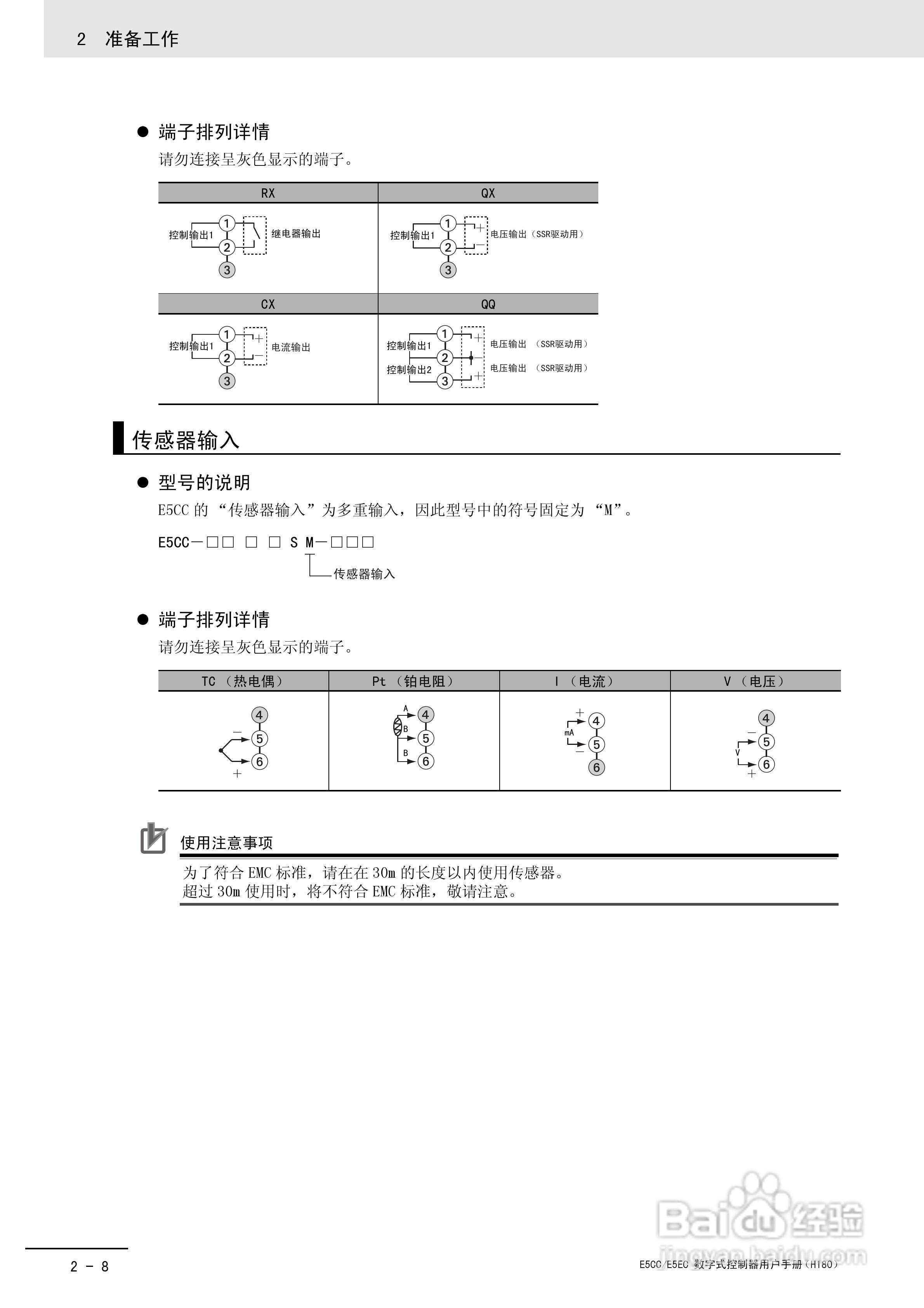 欧姆龙温控器E5CC-E5EC操作手册:[4]
