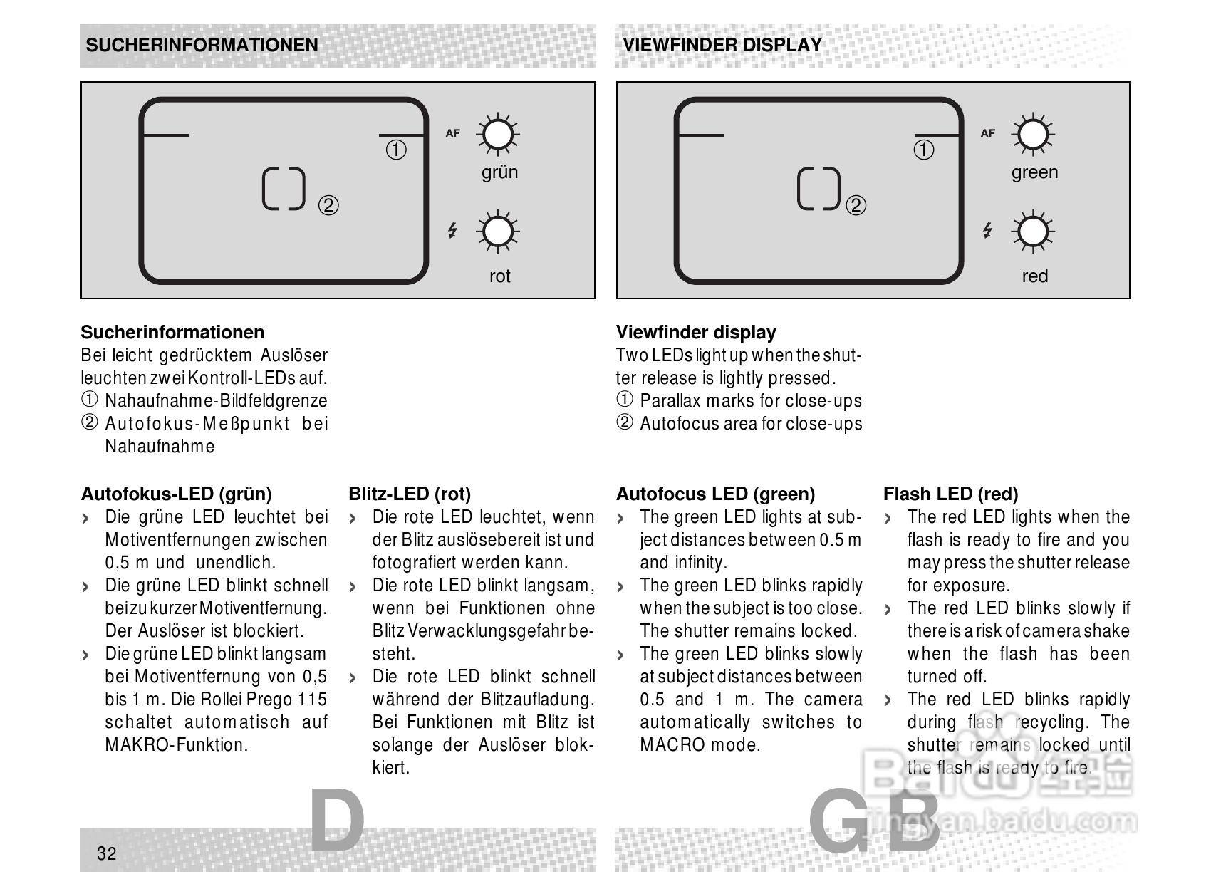 Rollei Prego 115型数码相机使用说明书:[4]
