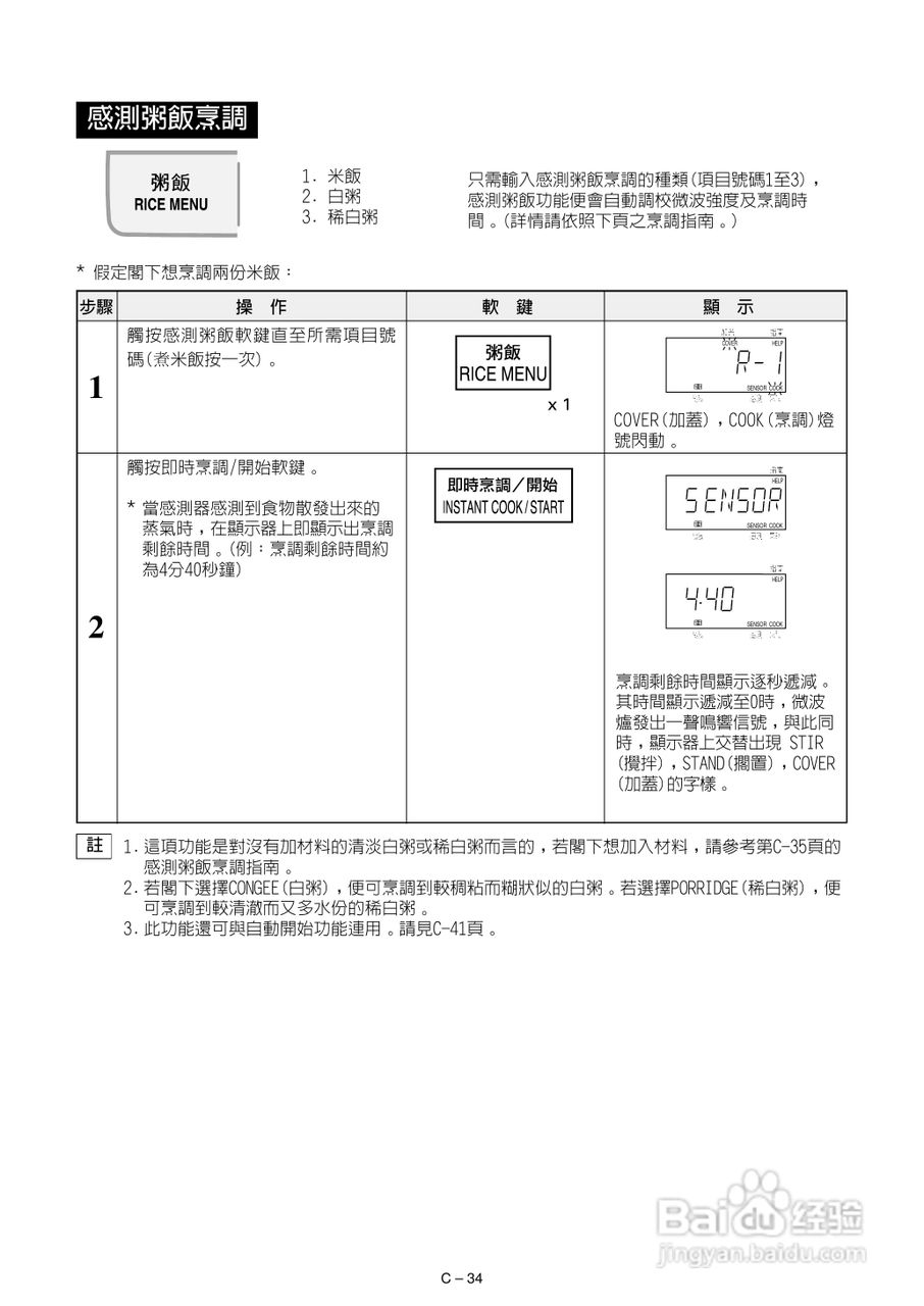 声宝R-882F型微波炉说明书:[2]