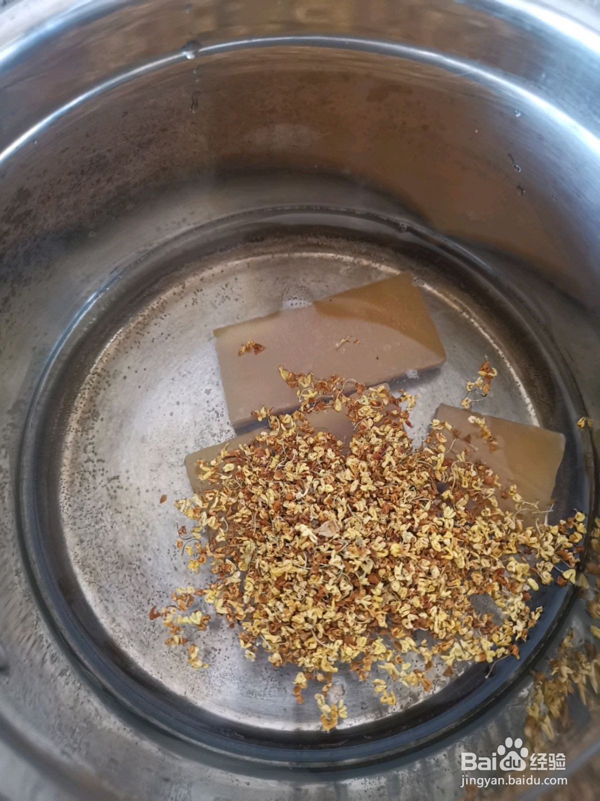 椰汁千层桂花糕的做法