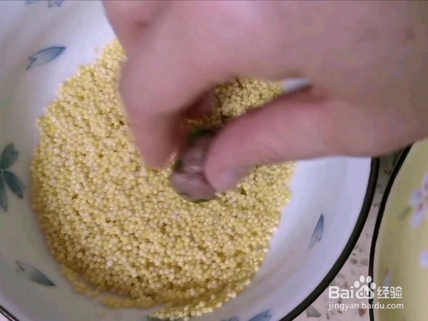 小米牛肉丸的做法