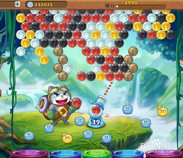 开心泡泡猫攻略第十八关