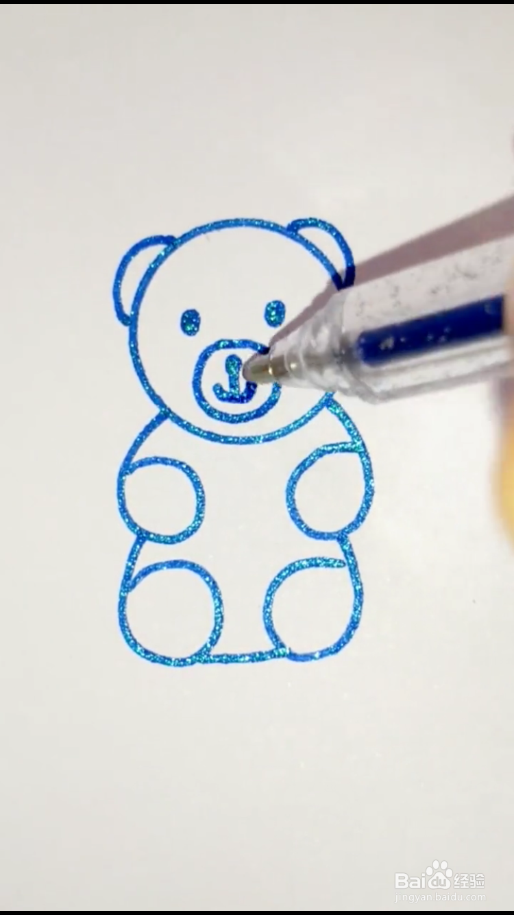 熊的简笔画如何画