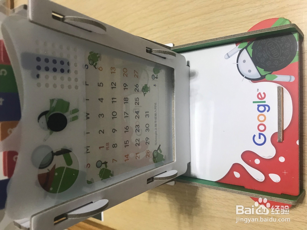 Think with Google谷歌2018新年台历手工组装