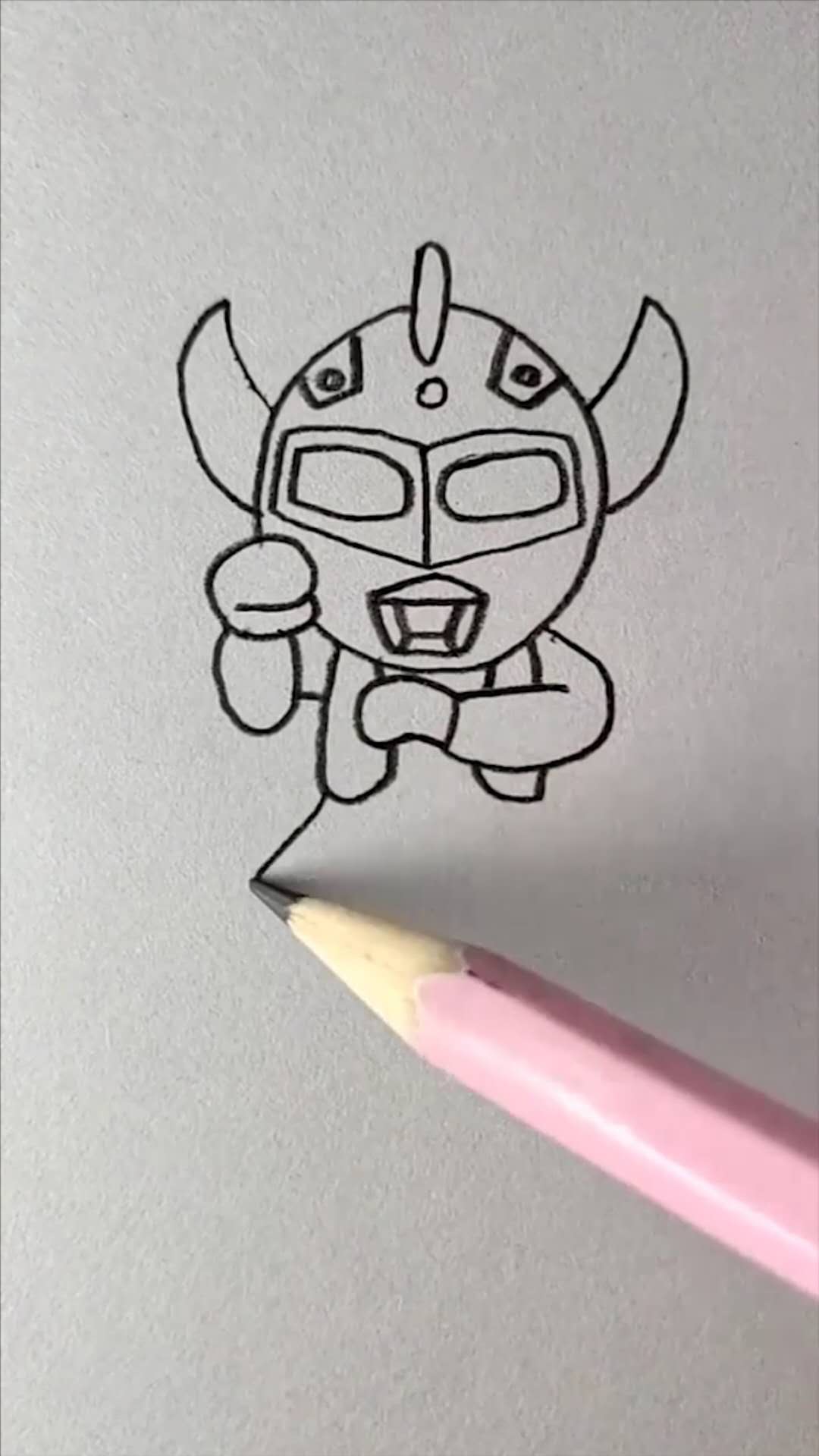 简笔画奥特曼怎么画