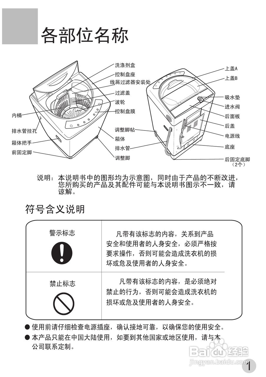 海尔全自动洗衣机XQB55-22型使用说明书