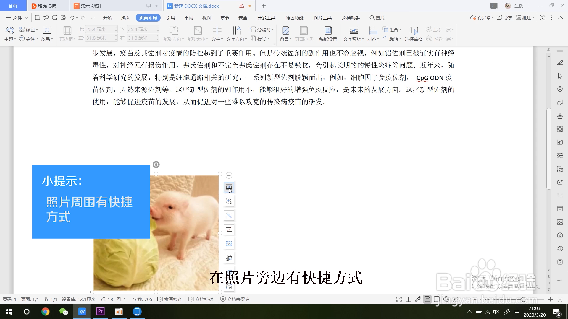 word中设置文字环绕方式
