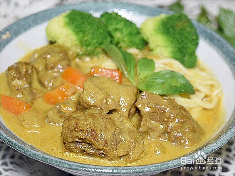如何做咖喱牛肉面